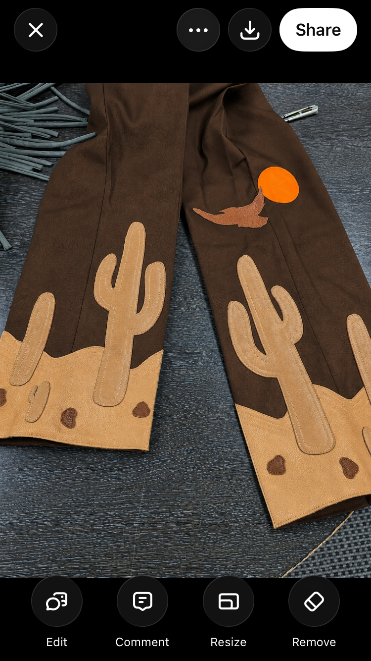 Desert scenery khaki