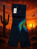 Aztec khaki blue