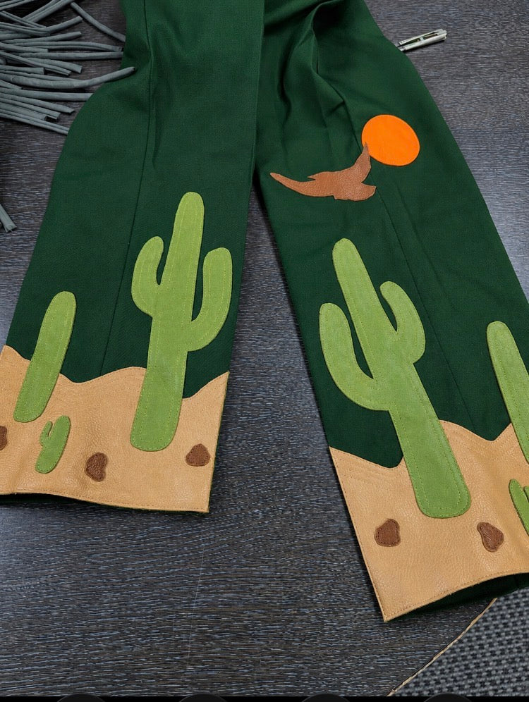 Desert scenery khaki
